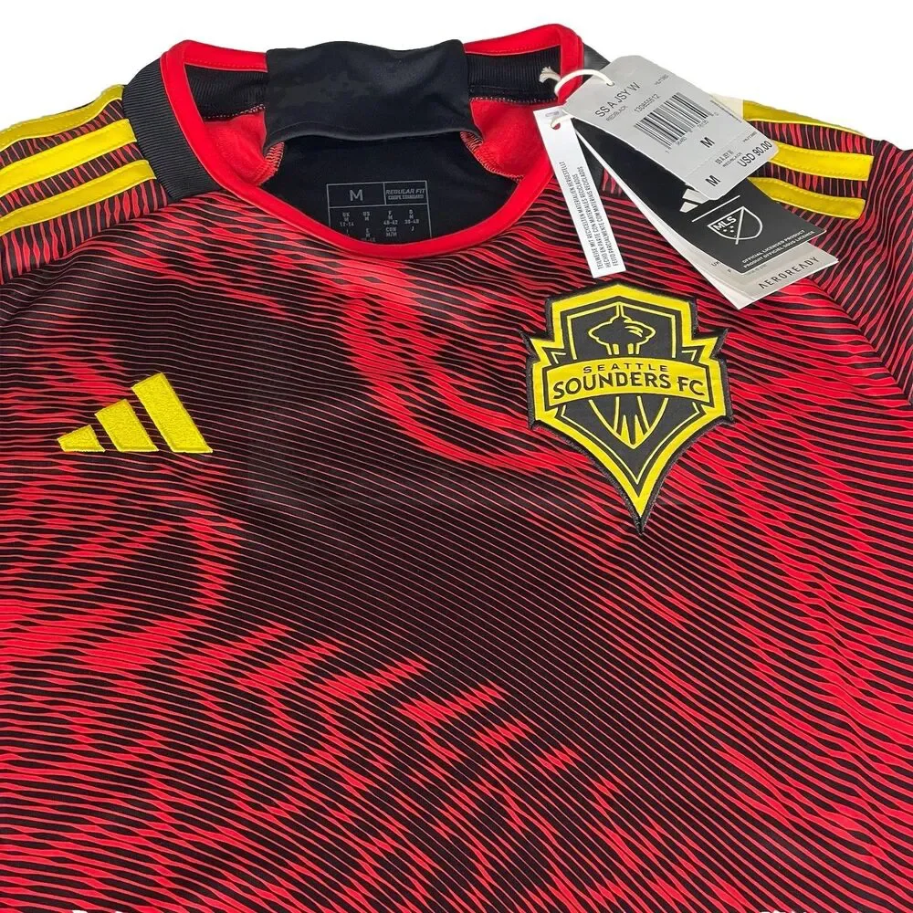 Adidas Seattle Sounders MLS 2023-2024 Soccer Jersey Bruce Lee Women’s Medium NWT